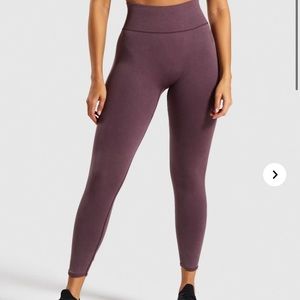 NWOT Gymshark Studio Leggings in color berry red!!